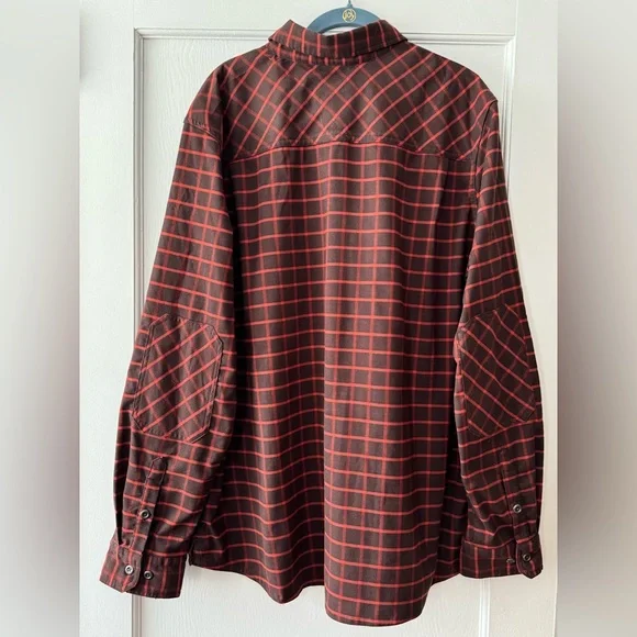 L.L. Bean Men's Casual Red Checkered Shirt Size XL - Picture 7 of 9
